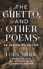 The Ghetto, and Other Poems Edited Lawrence Kramer